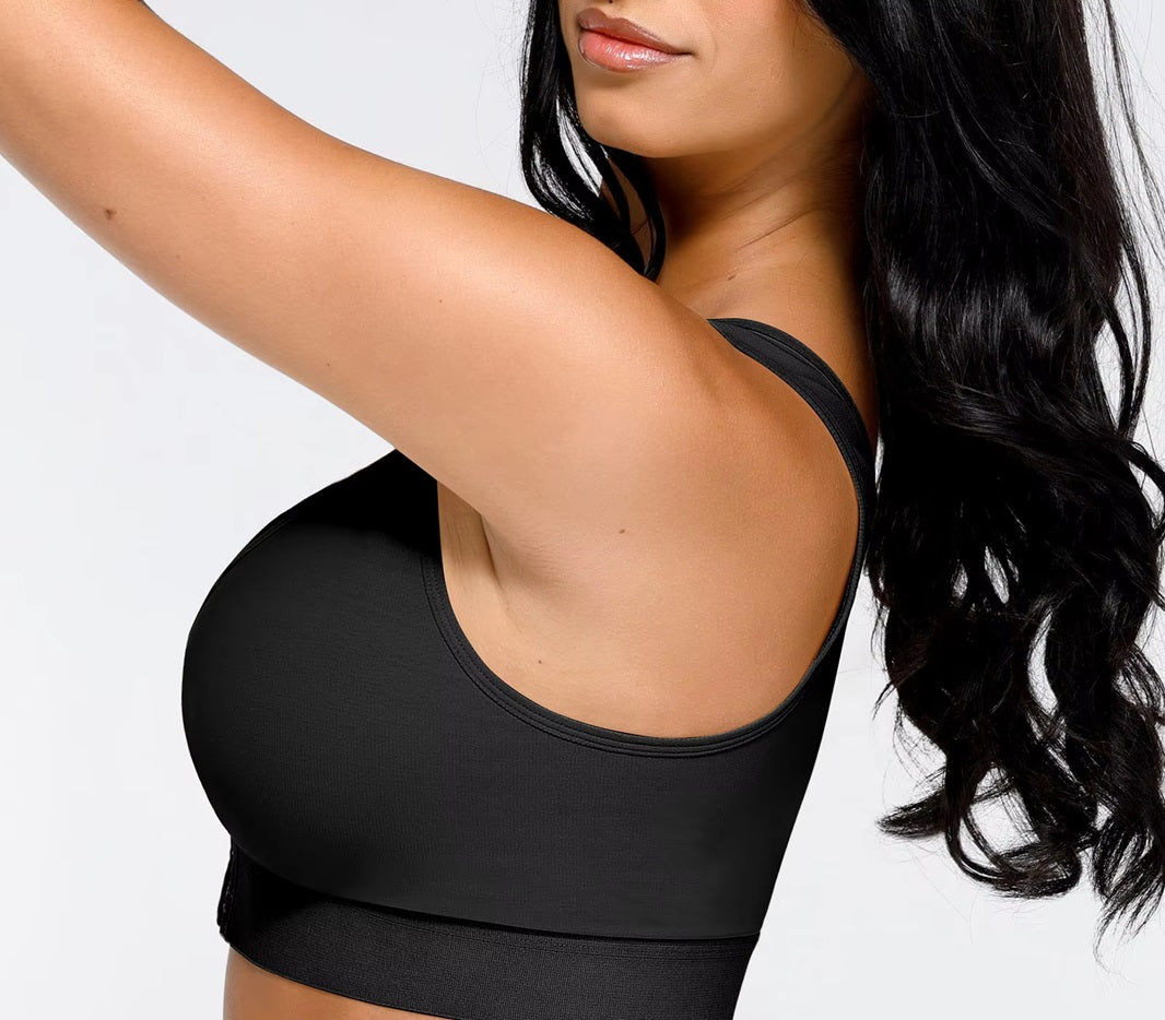 Curvear®️Women One Piece Seamless Reversible Wireless Comfort Bust Support Front Buckle Shaper Bra for Women Shapewear