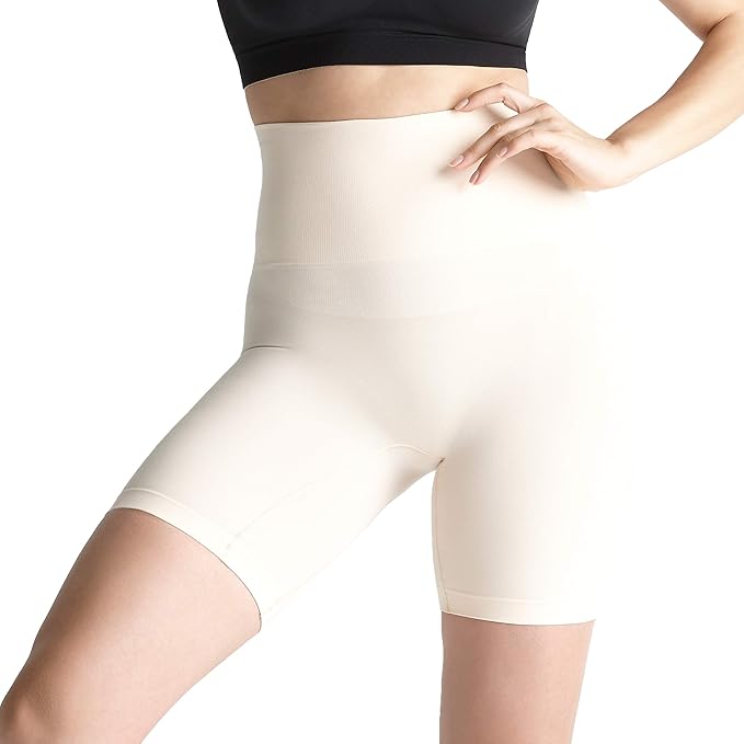 Curvear®️High Waisted Body Shaper Shorts Shapewear for Women Tummy Control Thigh Slimmer Butt Lifter Women Shapewear