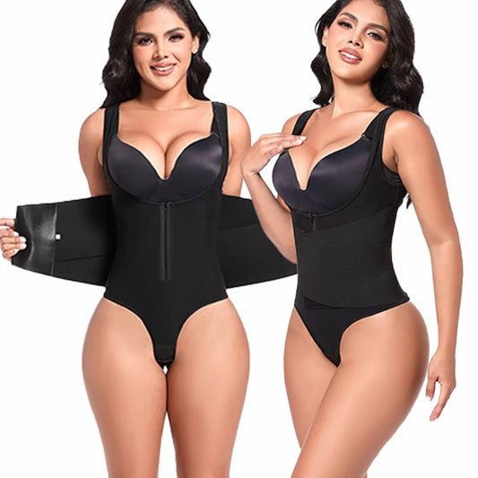 Curvear ®️Sculpt Waist Trainer Tummy Control Waist Wrap With Body Shaper for Women Corset Shapewear Colombian Girdle Touch