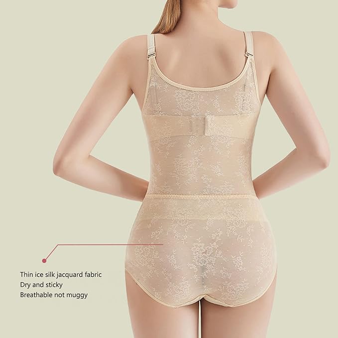 Curvear®️Lace Bodysuit for Women Tummy Control Body Shaper Butt Lifter Waist Buttock Puller Abdomen Shapewear