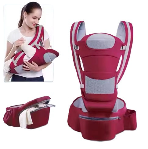 Curvear Baby Carrier Flip 4-in-1 Carrier - Ergonomic, Convertible, face-in and face-Out, Front and Back Carry for Newborns and Older Babies.