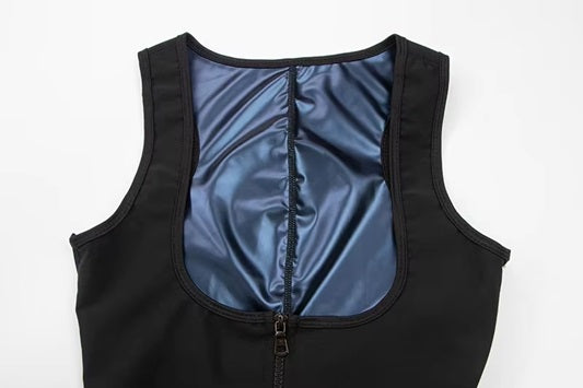 Curvear®️Women High Compression Bodysuit Shapewear Fitness Girdles Sauna Sweat Suits Belly Slimming Sheath Weight Loss Body Shaper