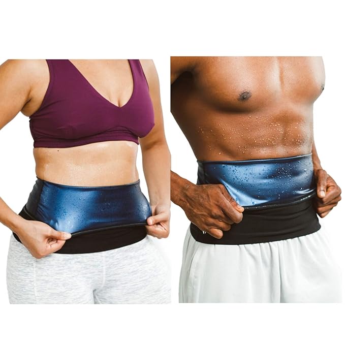 Curvear®️Waist Trainer Workout Stomach Wraps Sweat Belt Plus Size For Men Women