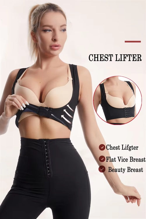 Curvear®️Women Weight Loss Upper Arm Slimming Shaper Posture Corrector Top Shapewear Post Sweat Trimmer Slimmer Chest Lifter