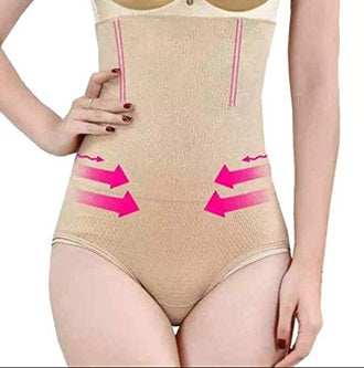 Curvear®️Women's High Waist Butt Lifter T-back Underwear Compression Thongs Breathable Fabric Body Shapers with Tummy Control