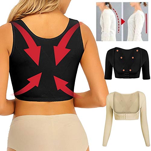 Curvear®️Upper Arm Shaper Post Surgical Slimmer Compression Sleeves Posture Corrector Tops Shapewear for Women