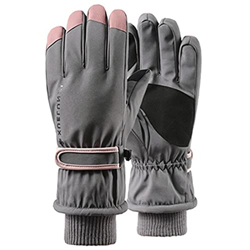 Waterproof Winter Gloves – Warm Fleece-Lined, Touchscreen Snow Gloves for Cold Weather, Windproof, Ideal for Skiing, Hiking, and Daily Use