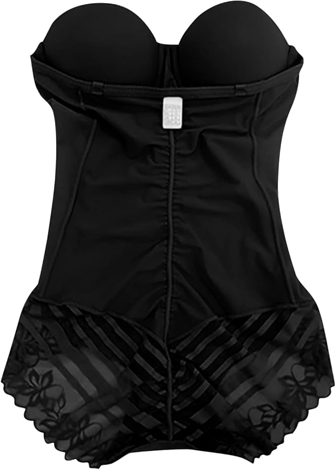 Curvear®️Bodysuit Shapewear for Women Tummy Control Dress Backless Body briefer Tops Body Shaper With Built-in Bra Seamless Bra