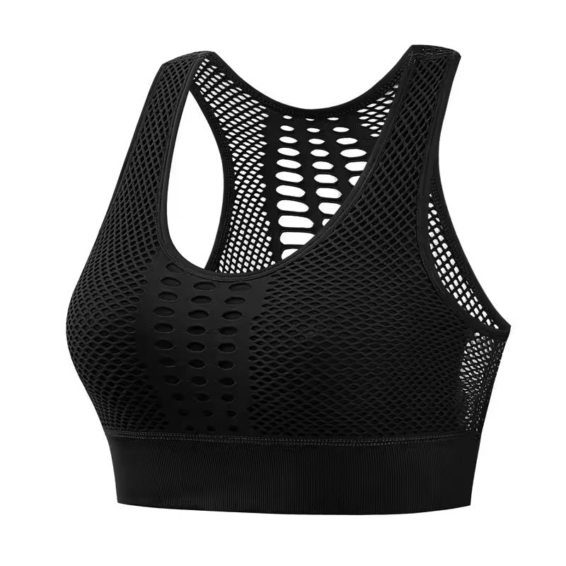 Curvear Seamless High Impact Sports Bra for Women, Hollow Fabric Keep You Cool And Dry for The Most intense Workouts 2 pack