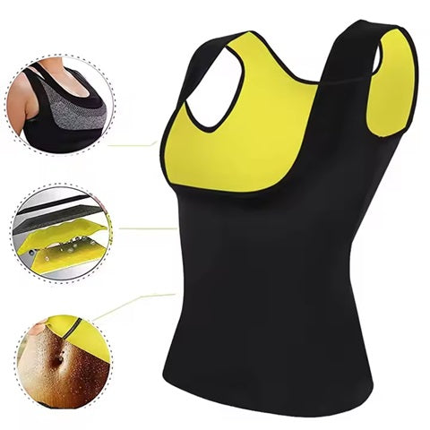 Curvear®️Shapewear Neoprene Sweat Sauna Shapers Vest Sleeves Thigh Calf Women Shaper Leg Trainer Modeling Slimming Trimmer Arms