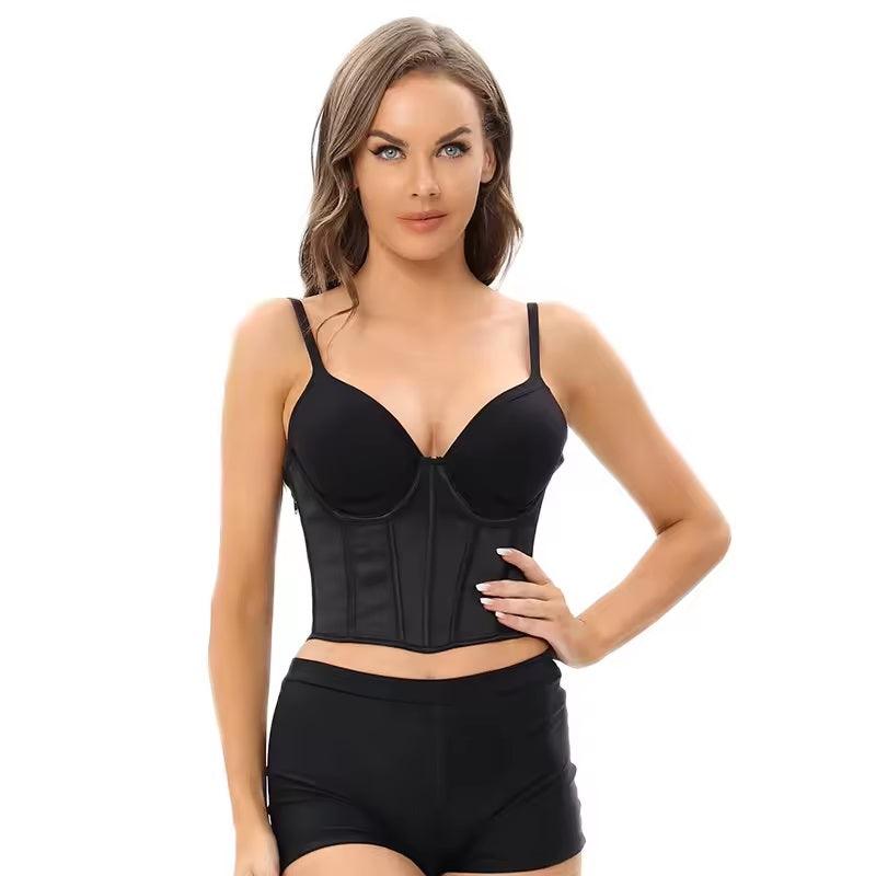 Curvear®️corset women fit body slimming waist bras top chest lifter flat belly bustier