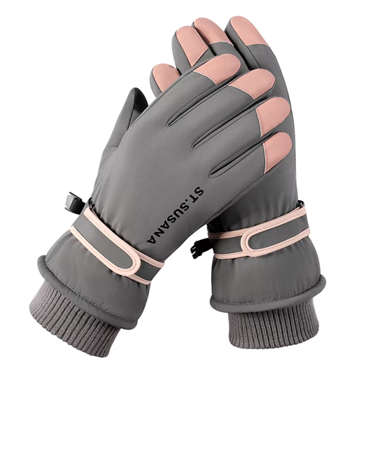 Waterproof Winter Gloves – Warm Fleece-Lined, Touchscreen Snow Gloves for Cold Weather, Windproof, Ideal for Skiing, Hiking, and Daily Use