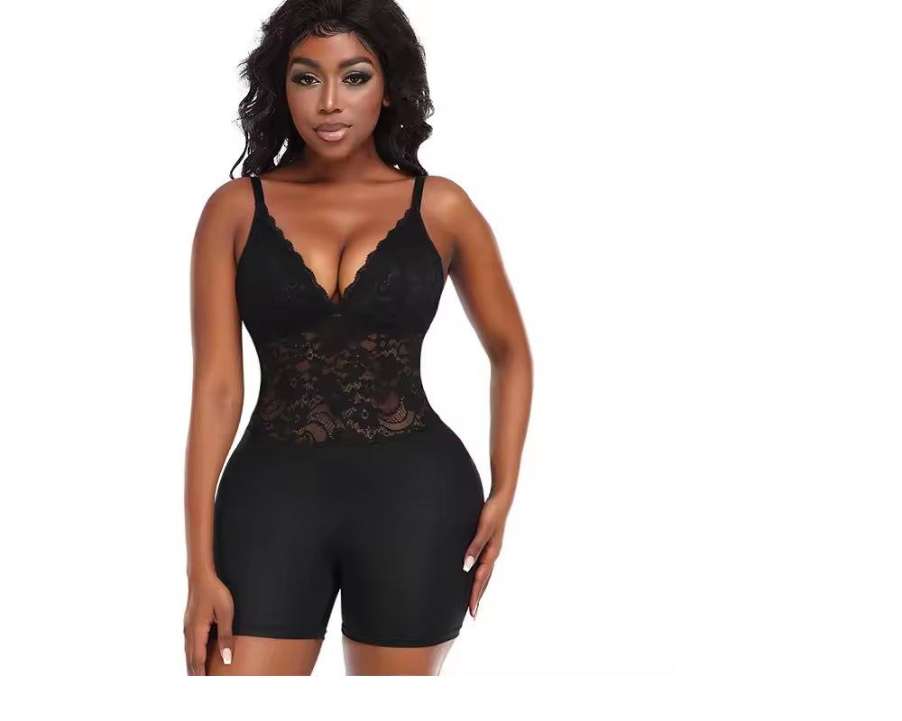 Curvear®️Butt Lifter Hip Pads Shapewear Bodysuit Women Body Shaper Open Crotch Control Panties Slimming Briefs Full Body Shapewear