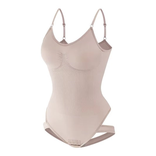 Curvear®️Women High Compression Shapewear Abdominal Control Trainer Adjustable Seamless Thong Hip Lifting Full Body Shapewear