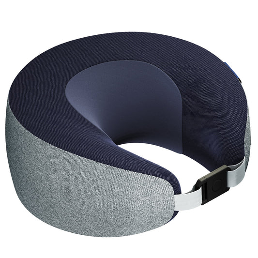 Miko Smart Neck Massager Pillow – Memory Foam Travel Pillow with Heat, Vibration & Adjustable Intensity – Portable Electric Neck Support for Pain Relief & Relaxation