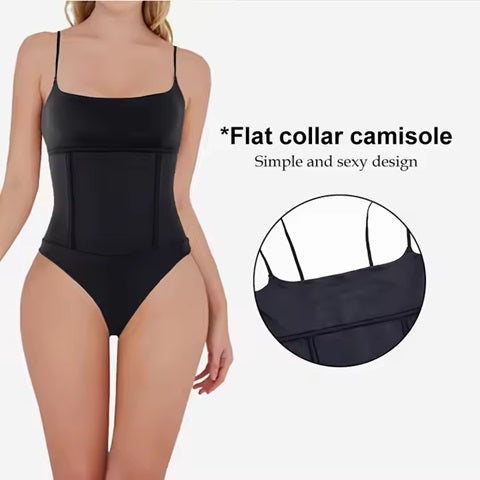 Curvear®️Corset Shapewear Bodysuit Sculpting Waist Tummy Control Thong body Shaper for Women