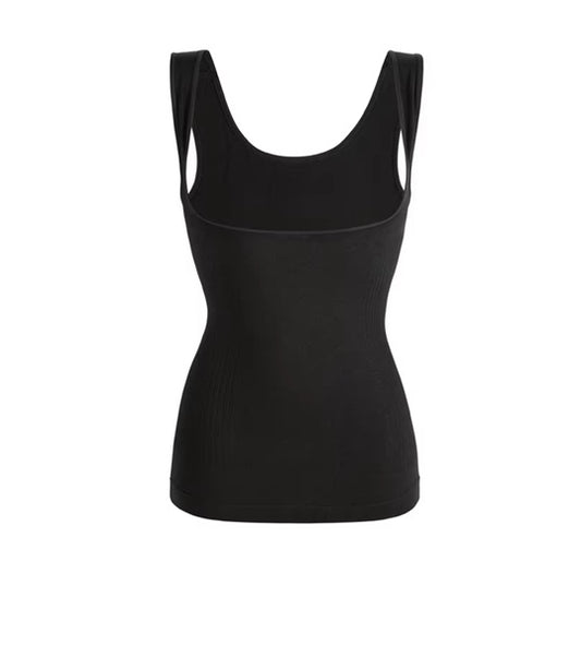 Women's Seamless Tummy Control Shapewear Tank Top – Body Shaper Camisole with Adjustable Straps for Slimming, Lifting, and Daily Wear.