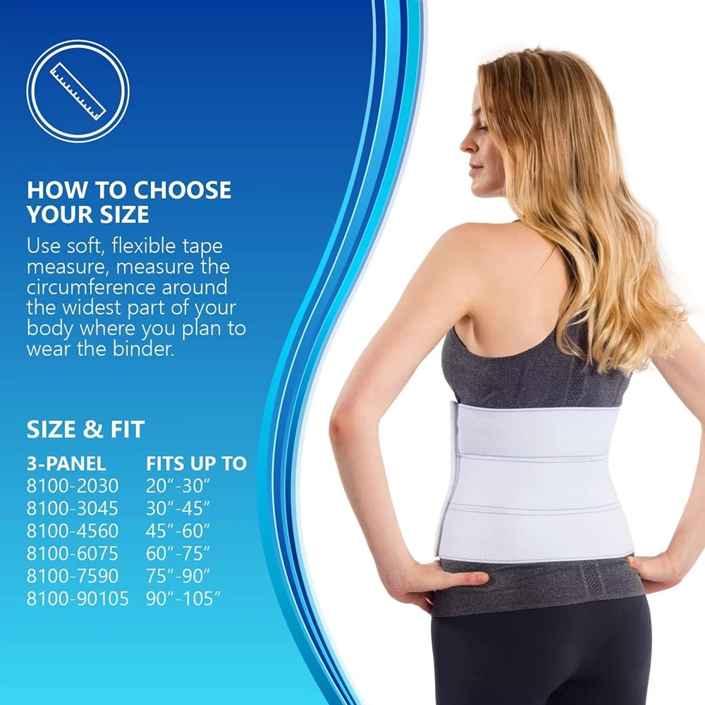 Curvear®️Post Surgical Recovery Elastic Panel Belt Postpartum Belly Bands Compression Wrap Premium Plus Size Abdominal Binder