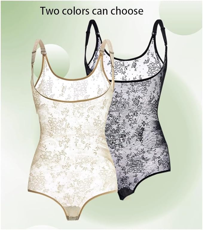 Curvear®️Lace Bodysuit for Women Tummy Control Body Shaper Butt Lifter Waist Buttock Puller Abdomen Shapewear
