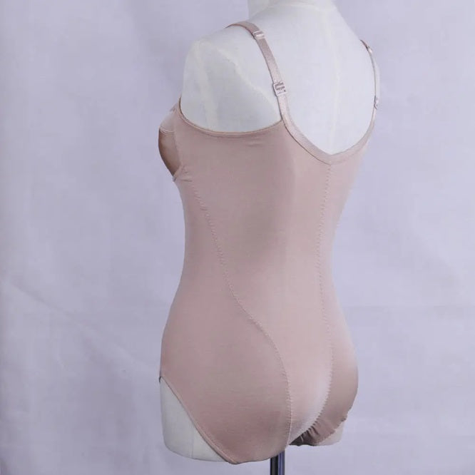 Curvear®️Women's Shapewear Bodysuit, Corrective Underwear, Tummy Tightening, Butt Lifting, Cotton Blend Material, Satin, Crotch, Bodysuit
