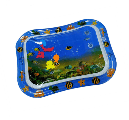 Curvear®️ Tummy Time Water Play Mat - Baby Water Mat for Infants & Toddlers - Leakproof Premium Water Play Mat - Baby Toys Water Mat Activity Center for Baby Stimulation