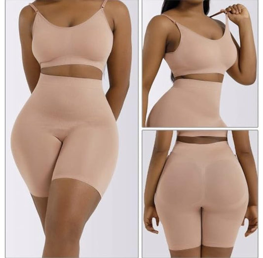 Curvear®️Bodysuit Underwear High Elastic Fitness Sets Slimming Seamless Tummy Control Body Shaper Plus Size Shapewear for Women
