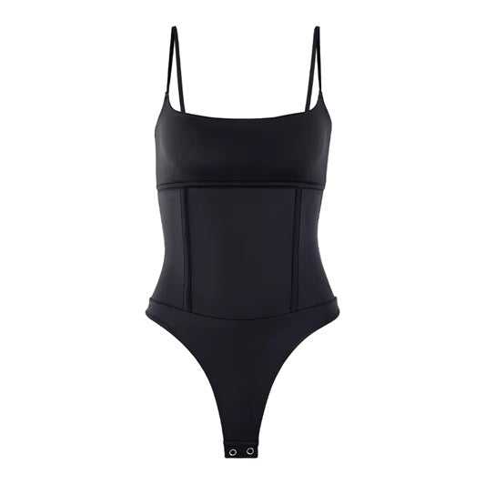 Curvear®️Corset Shapewear Bodysuit Sculpting Waist Tummy Control Thong body Shaper for Women