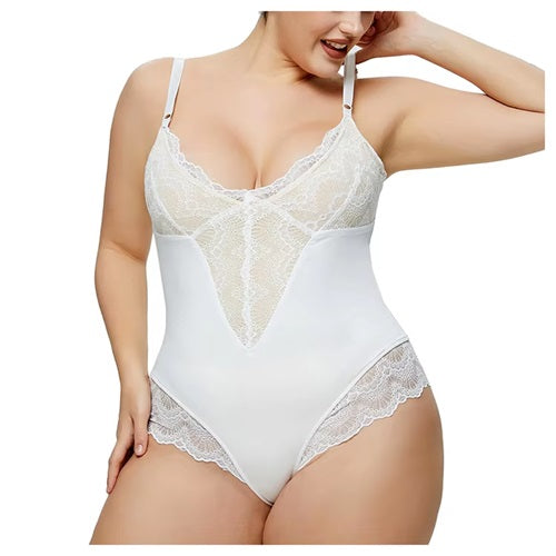 Curvear®️Lace up Body Shaper Slimming Shapewear Underwear Sexy Lingerie Tank Top Halter Women Ladies Jumpsuits Playsuits Bodysuits