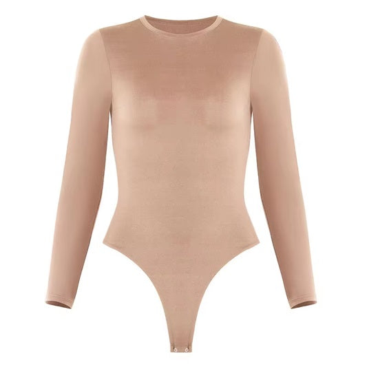 Curvear®️Shape Wear Bodysuit Jumpsuit Slim Fit Thong Body Shaper Women Yoga Long Sleeve Fitness Bodysuits for Women