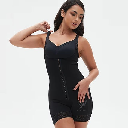Curvear®️Women Latex Shaper t Cincher Slimming Zipper Buckle Full Body Shape Tummy t Control Bods Butt Lifter Shapewear