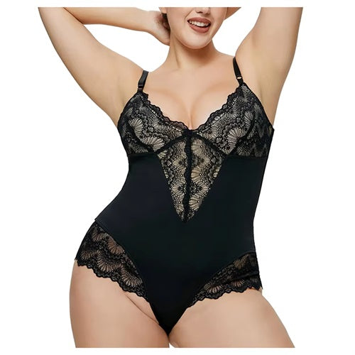 Curvear®️Lace up Body Shaper Slimming Shapewear Underwear Sexy Lingerie Tank Top Halter Women Ladies Jumpsuits Playsuits Bodysuits