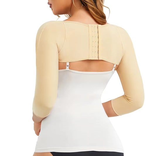 Curvear®️upper arm shaper post surgical slimmer posture corrector sleeves arm elastic compression arm shapers for women