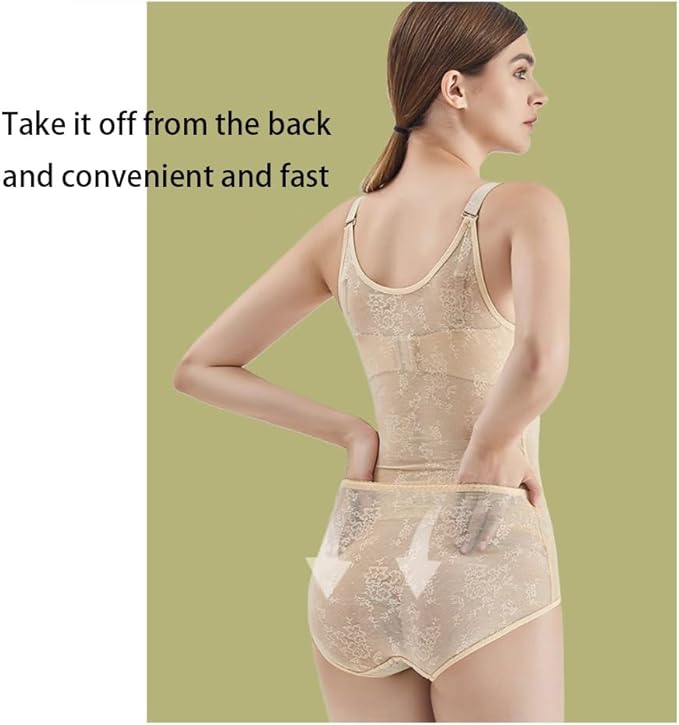 Curvear®️Lace Bodysuit for Women Tummy Control Body Shaper Butt Lifter Waist Buttock Puller Abdomen Shapewear