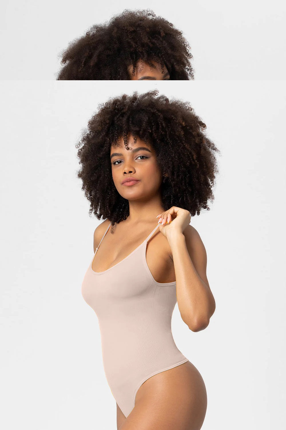 Curvear®️Corset Shapewear Jumpsuit Bodybuilding Waistcoat Seamless Large Size T-shaped Lose Weight Close-fitting Body Shaping Backless