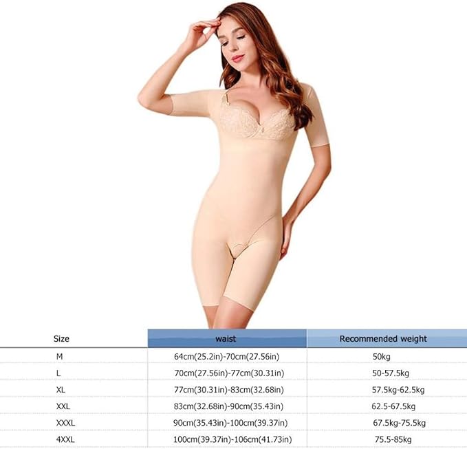 Curvear® Shapewear Slimmer Body for Women Control Tummy Body Shaper Open Crotch Bodysuit