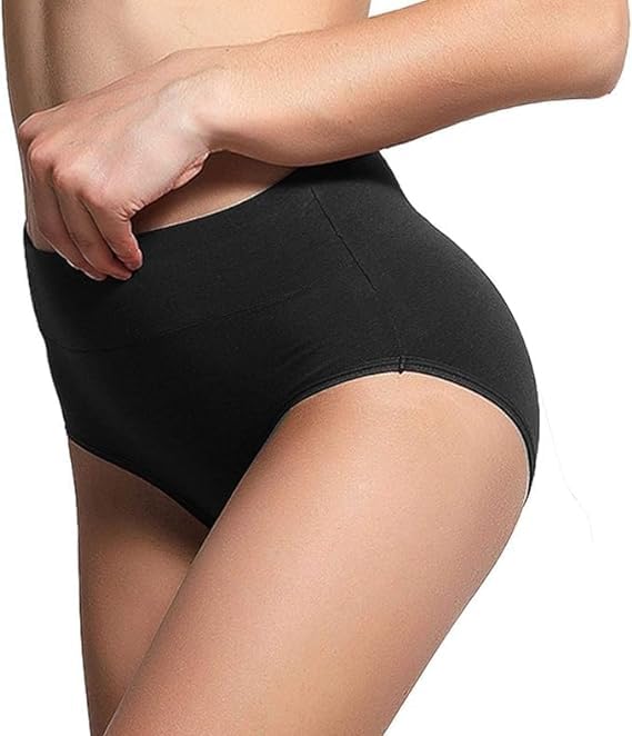 CURVEAR Leak-Proof High Waist Period Panty for Women – Reusable Menstrual Underwear with Full Coverage, Absorbent Briefs for Heavy Flow, Postpartum & Incontinence Protection