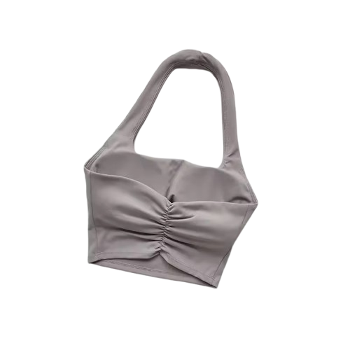 Curvear Women's Backless Fitness Bra Crop Top Sexy Athletic Yoga Bra for Support, Comfort, and Performance 2Pack