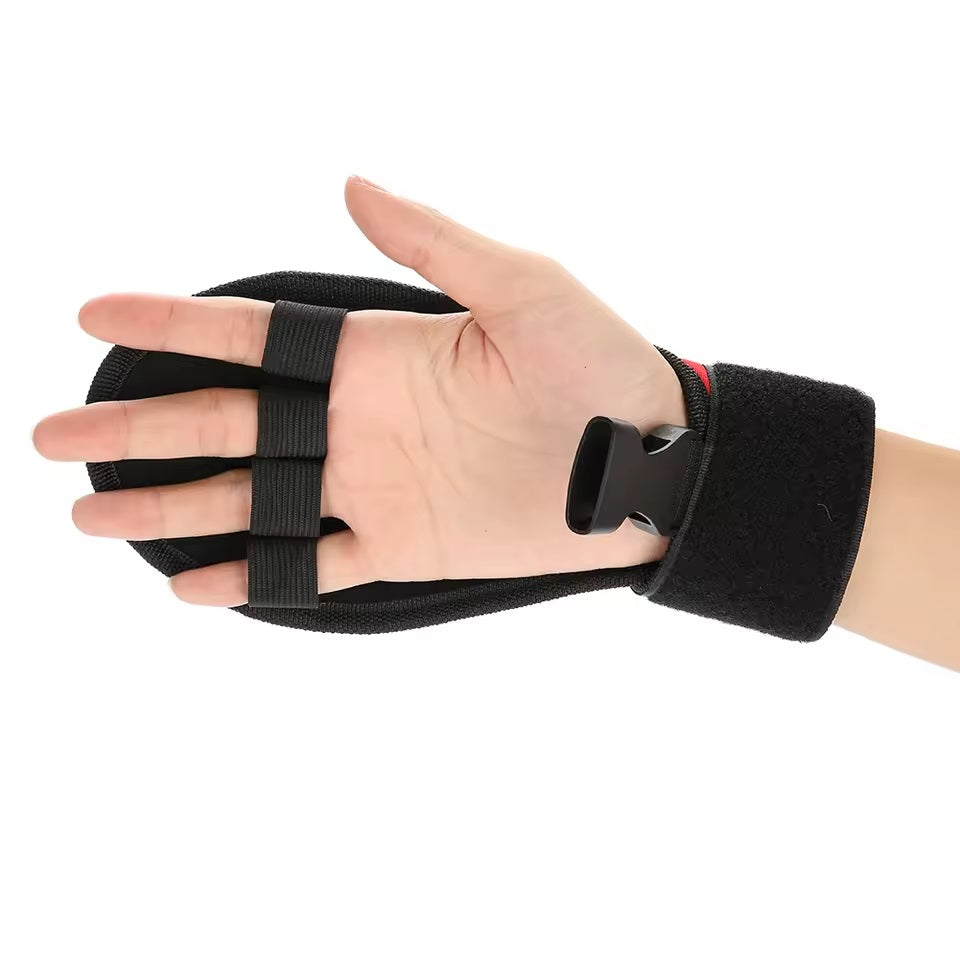Curvear Waterproof Wrist & Finger Support for Stroke Recovery: Comfortable, Adjustable, and Supportive 2 Pcs