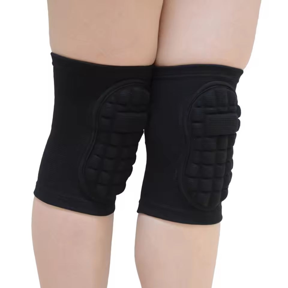 Curvear 1 Pair Sponge Knee Pads Protective Volleyball Knee Pads Breathable Knee Support for Women Men Soft Kneepad for Sports Dance Football Gym