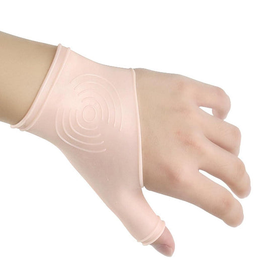 Curvear Thumb Stabilizer Wrist Support Braces, Arthly Silicone Hand Massage Protector Sleeve