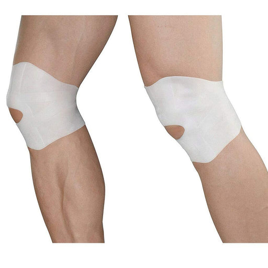 Curvear Soft Silicone Gel Knee Pads with Adjustable Strap: Comfortable Support and Protection for Pain Relief