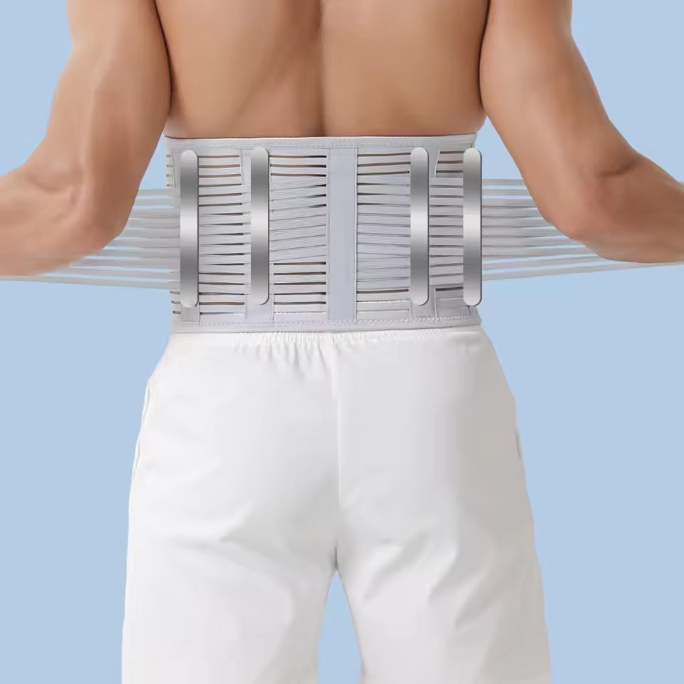 Curvear Ergonomic Lumbar Support Belt for Men and Women, Adjustable Breathable Lower Back Brace