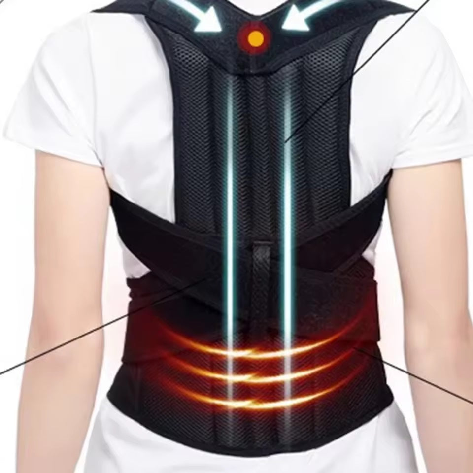 Curvear Adjustable Posture Corrector - Back Straightener for Upper/Middle Spine