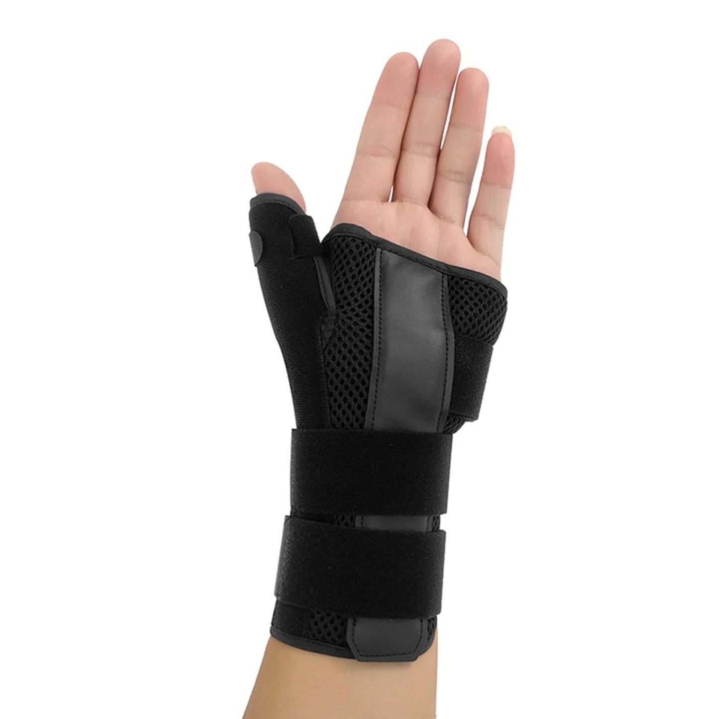 Curvear Thumb Wrist Brace, Thumb Wrist Splint Adjustable Breathable Ergonomic Thumb Wrist Splint Support for Tendon Sheath Injury Fixation, Tendonitis, Joint Sprain