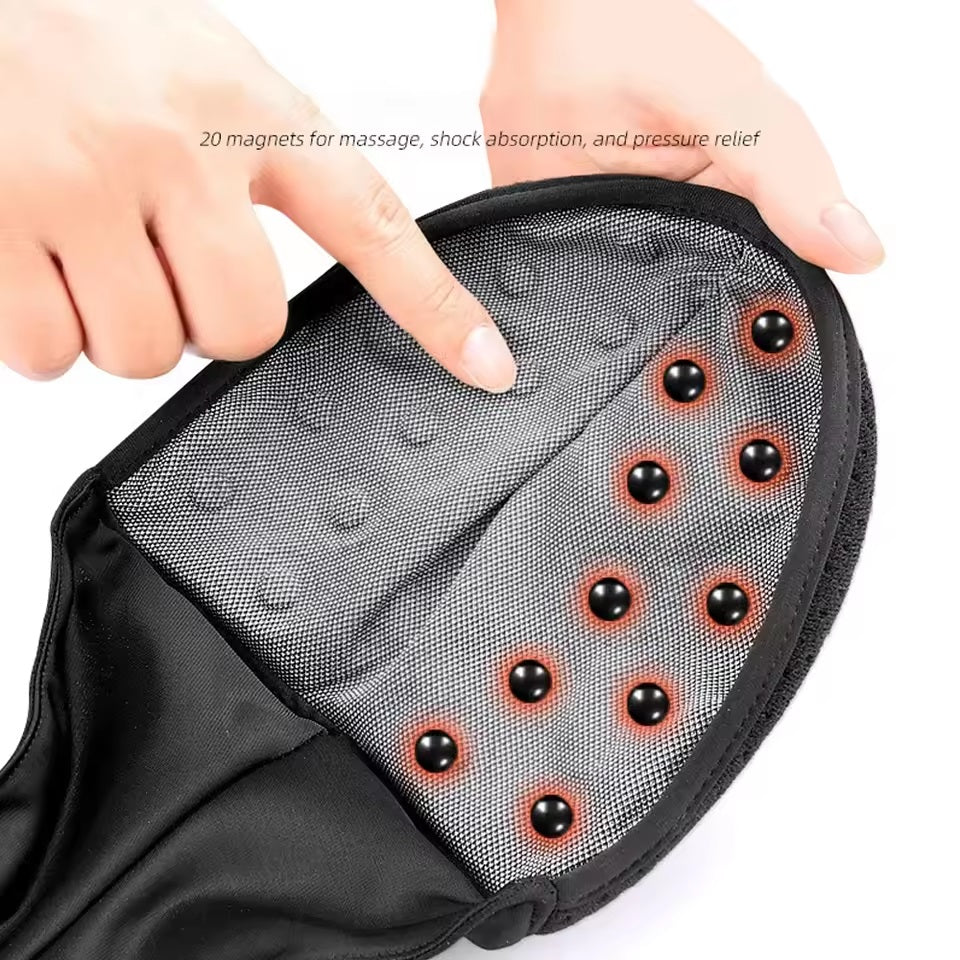 Curvear 1Pcs Adjustable Knee Brace with 20 Built-in Magnets for Men Women Magnetic Therapy Compression Sleeve for Gym