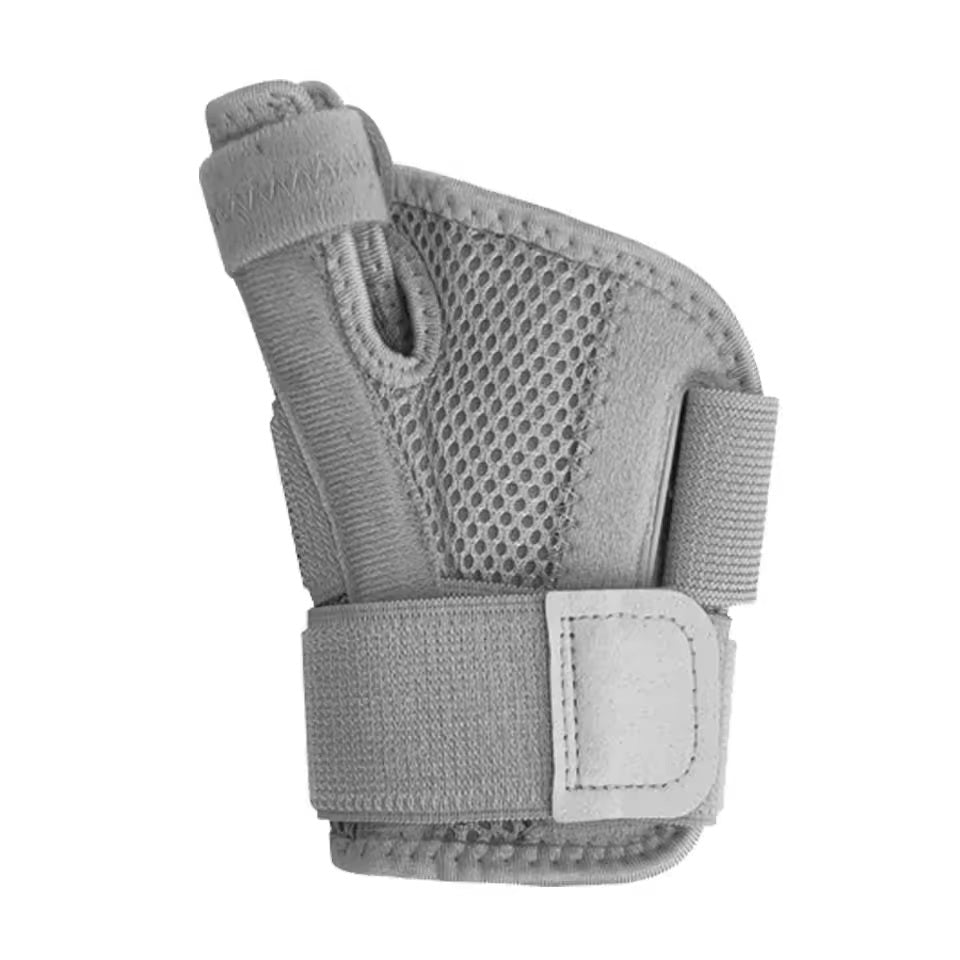 Curvear Flexible Wrist Thumb Support Brace, Tendonitis Splint, Arthly Thumb Protector, Fits Right Hand and Stores Hand, 1PC