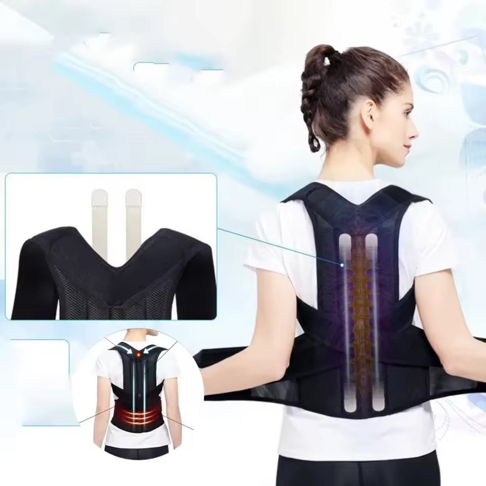 Curvear Adjustable Posture Corrector - Back Straightener for Upper/Middle Spine