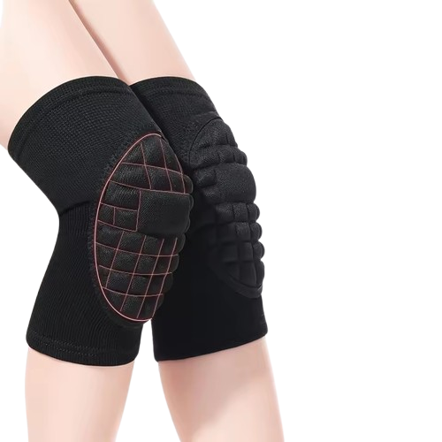 Curvear 1 Pair Sponge Knee Pads Protective Volleyball Knee Pads Breathable Knee Support for Women Men Soft Kneepad for Sports Dance Football Gym