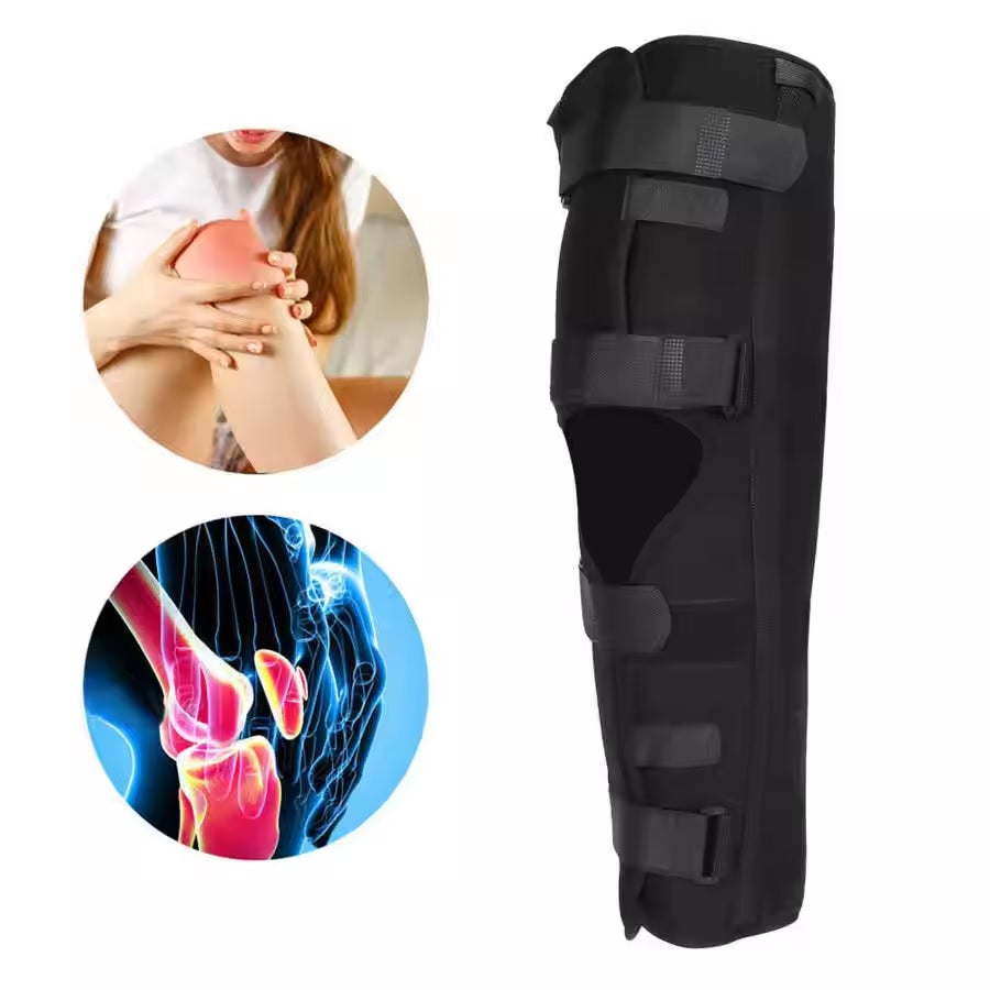Curvear Adjustable Knee Brace, Bath Immobilizer, Comfortable Support, Practical Brace with Four Adjustable Straps