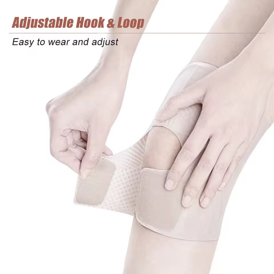 Curvear Knee Brace with Side Stabilizers for Meniscus Tear, ACL/MCL Injuries, Arthritis & Joint Support 2 Pcs